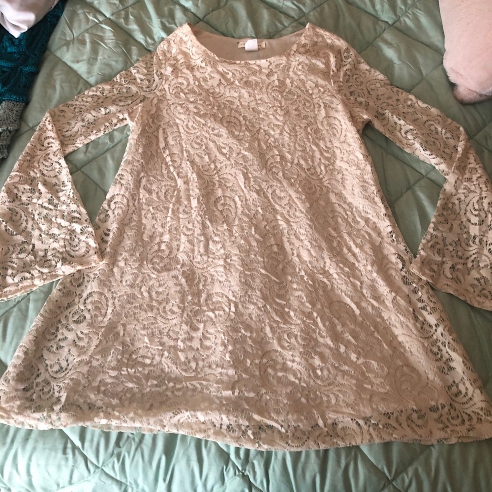 Lace 70’s style dress